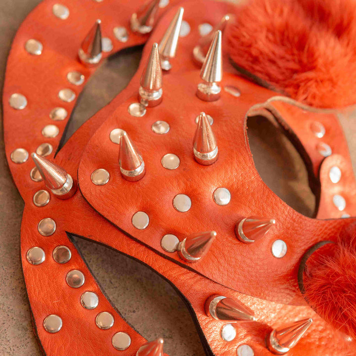 Feline Luxury Leather Cat Mask