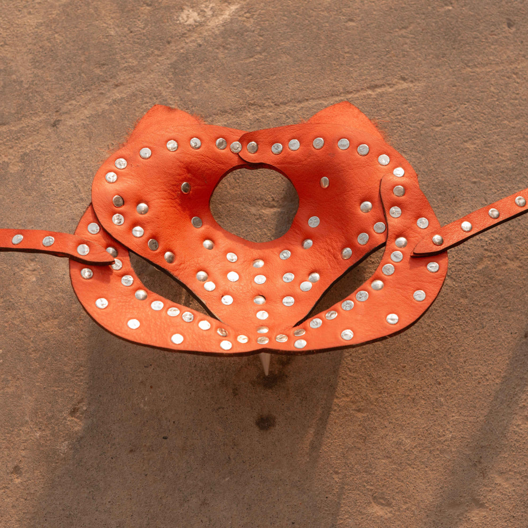 Feline Luxury Leather Cat Mask